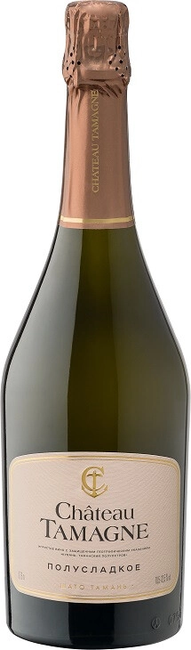 Игристое вино "Chateau Tamagne" Semi-Sweet Blanc