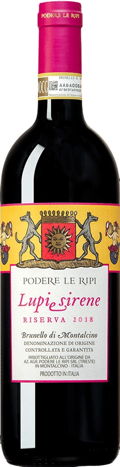 Вино Podere Le Ripi, "Lupi e Sirene" Riserva Brunello di Montalcino DOCG