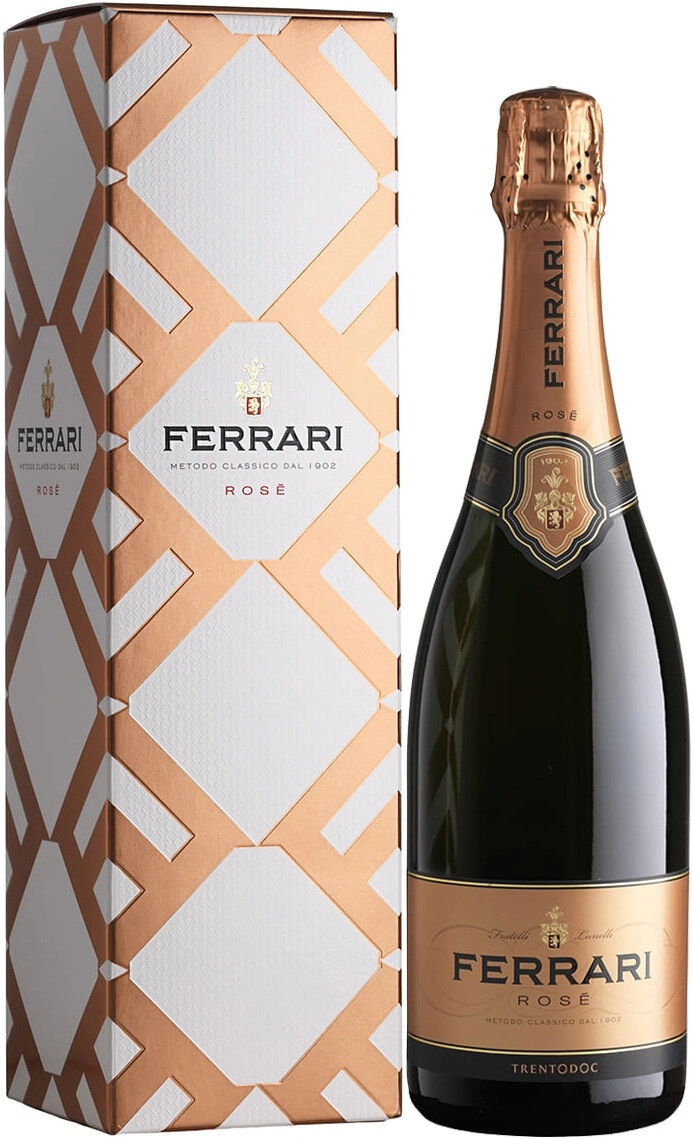 Игристое вино Ferrari, Rose Brut, Trento DOC