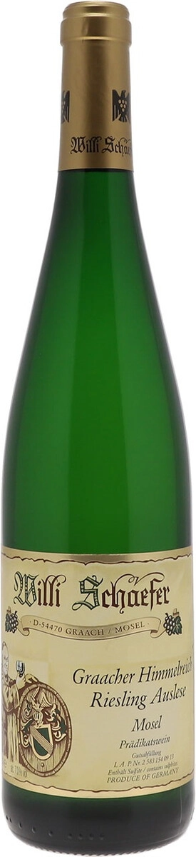 Вино Willi Schaefer, "Graacher Himmelreich" Riesling Auslese #9