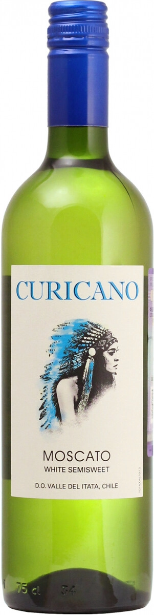 Вино "Curicano" Moscato White Semisweet, Valle del Itata DO