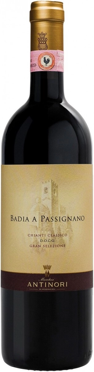 Вино "Badia A Passignano", Chianti Classico DOCG Gran Selezione