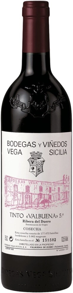 Вино Bodegas Vega Sicilia, Ribera del Duero DO "Valbuena 5"