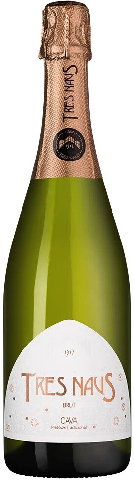 Игристое вино "Tres Naus" Brut, Cava DO