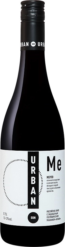 Вино "Urban Sun" Merlot
