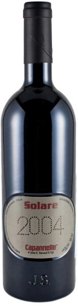 Вино Capannelle, Solare Vino da Tavola di Toscana Rosso IGT Sangiovese