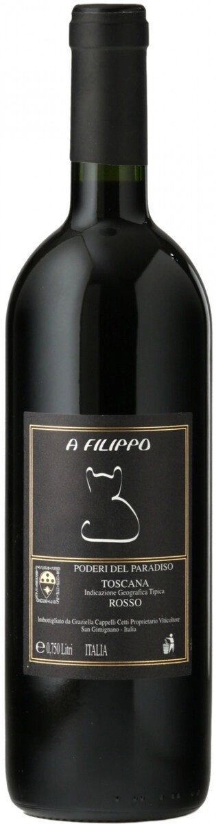 Вино Poderi del Paradiso, "A Filippo", Toscana IGT