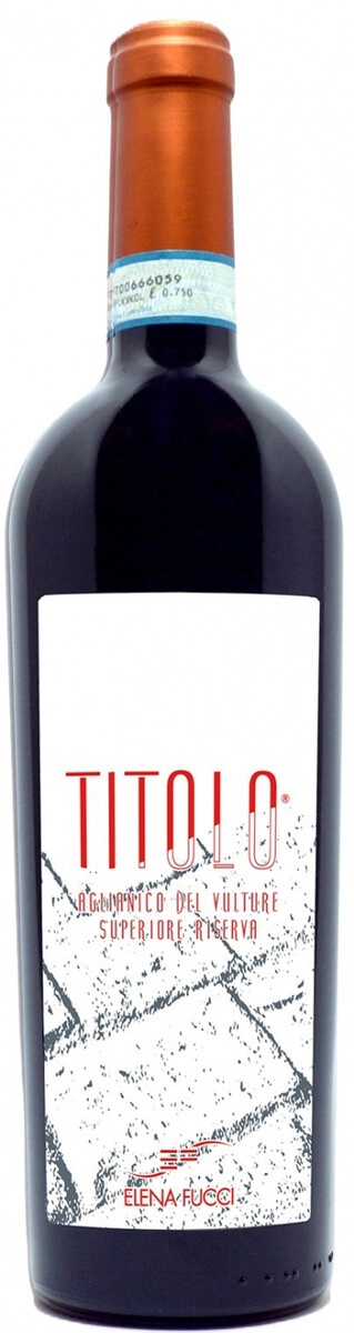 Вино Elena Fucci, "Titolo" Aglianico del Vulture Superiore Riserva DOCG