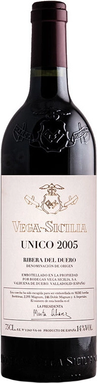 Вино Ribera del Duero DO, Vega Sicilia, "Unico"