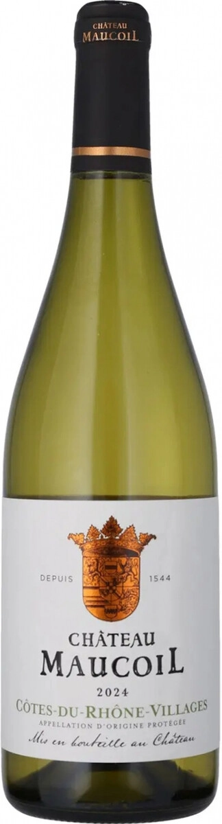 Вино Chateau Maucoil, Cotes du Rhone Villages AOC Blanc
