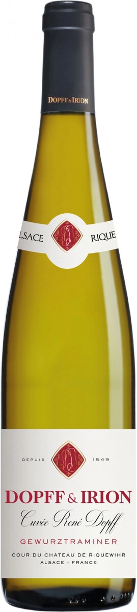 Вино "Cuvee Rene Dopff" Gewurztraminer, Alsace AOC