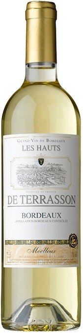 Вино "Les Hauts de Terrasson" Blanc Moelleux, Bordeaux AOC