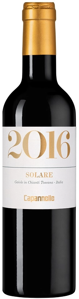 Вино Capannelle, "Solare" Vino da Tavola di Toscana Rosso IGT Sangiovese