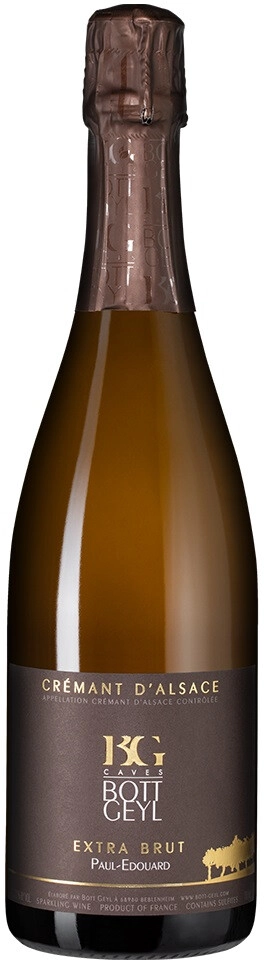Игристое вино Bott-Geyl, "Paul-Edouard" Extra Brut, Cremant d'Alsace АОC