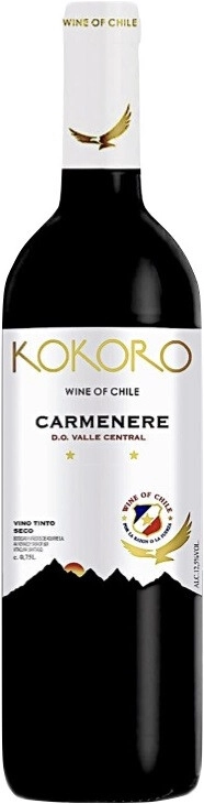 Вино "Kokoro" Carmenere, Valle Central DO