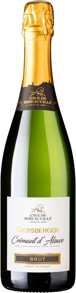 Игристое вино Cave de Ribeauville, "Giersberger" Cremant d'Alsace АОC Brut