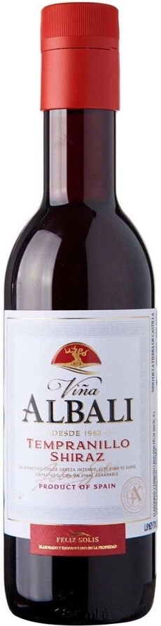 Вино "Vina Albali" Tempranillo-Shiraz, Valdepenas DO, PET
