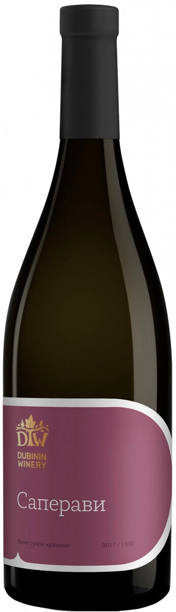 Вино Dubinin Winery, Saperavi