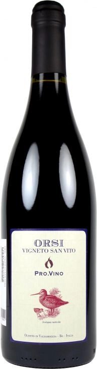 Вино Orsi Vigneto San Vito, "Pro.Vino" VdT