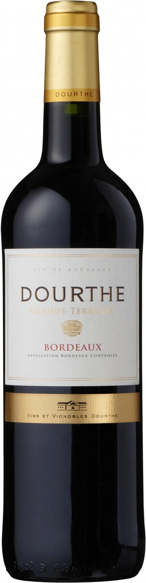 Вино Dourthe, "Grands Terroirs" Bordeaux Rouge AOC