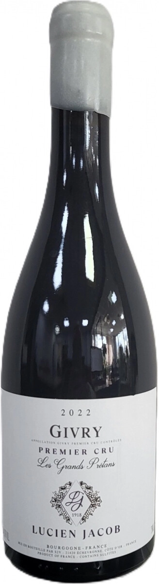 Вино Lucien Jacob, Givry Premier Cru "Les Grands Pretans" AOC