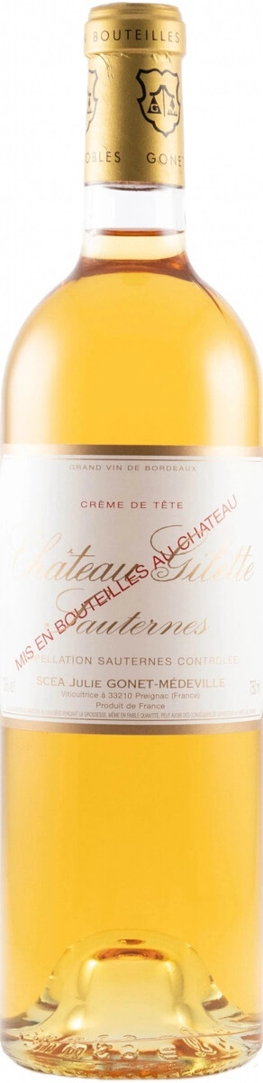 Вино Chateau Gilette, Sauternes "Creme de Tete" AOC