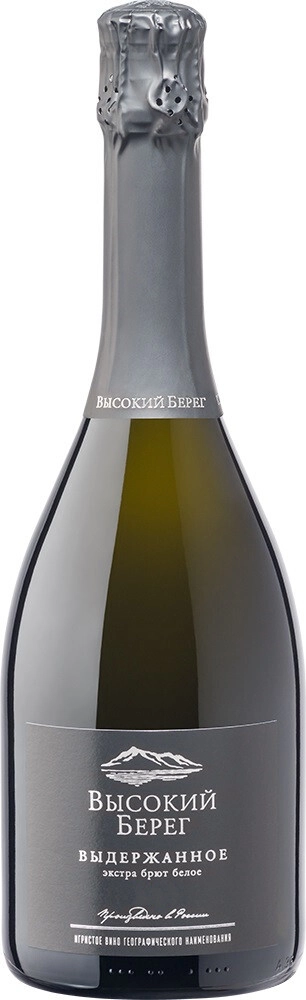 Игристое вино "Высокий Берег" Белое Экстра Брют