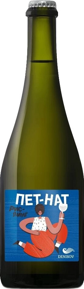 Игристое вино Denisov Winery, Pet-Nat Riesling Extra Brut