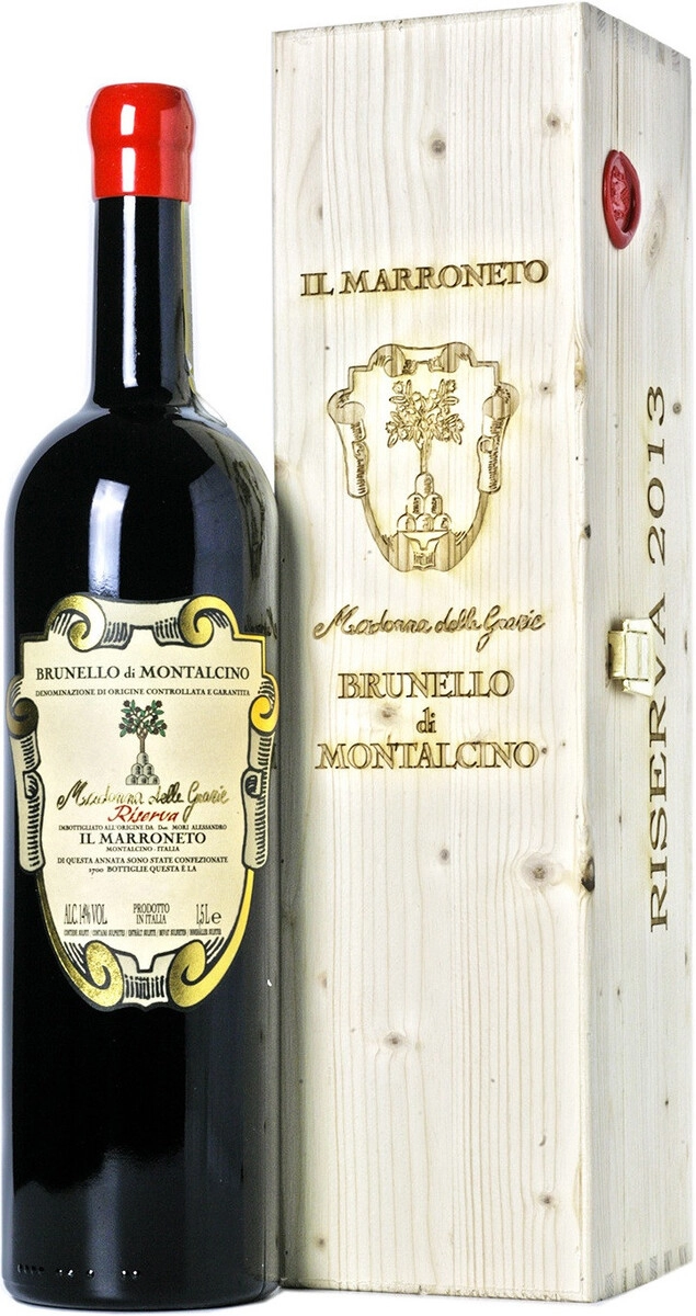 Вино Il Marroneto, Madonna delle Grazie, Brunello di Montalcino DOCG