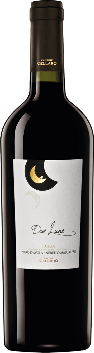 Вино Cantine Cellaro, "Due Lune" Nerello Mascalese-Nero D'Avola, Sicilia IGT