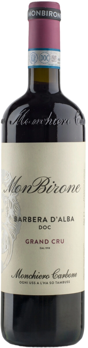 Вино Monchiero Carbone, "Monbirone" Grand Cru, Barbera d'Alba DOC