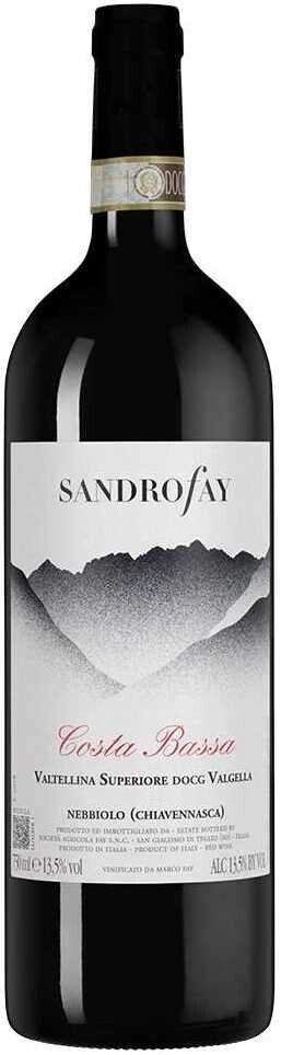 Вино Sandro Fay, "Costa Bassa" Valtellina Superiore DOCG Valgella