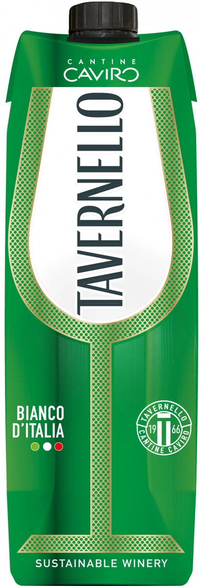Вино "Tavernello" Bianco Semi-Dry, Tetra Prism