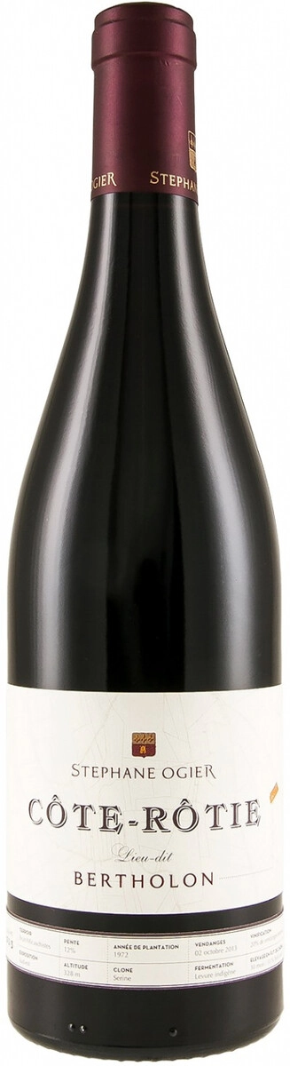 Вино Domaine Michel et Stephane Ogier, Cote-Rotie "Bertholon" AOC
