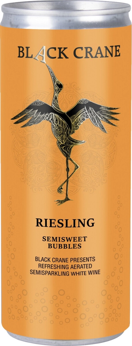 Игристое вино Kazayak Vin, "Black Crane" Riesling, in can