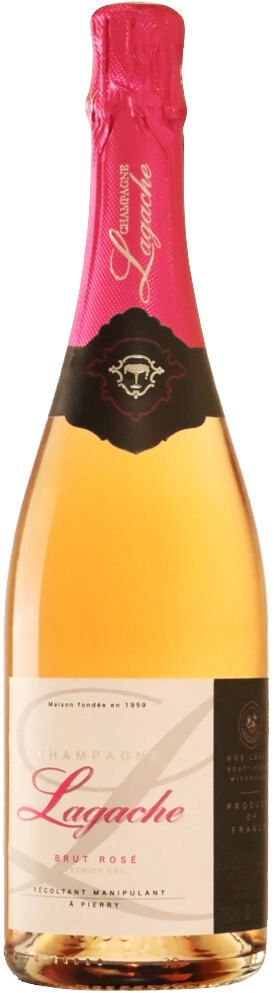 Шампанское Champagne Lagache, Brut Rose Premier Cru