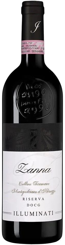 Вино Illuminati, "Zanna" Montepulciano d'Abruzzo Riserva, Colline Teramane DOCG