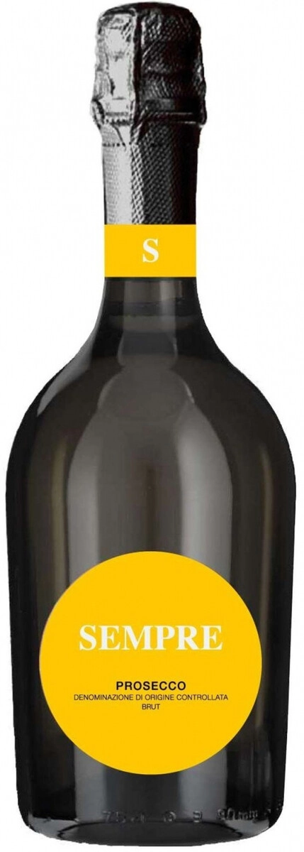 Игристое вино "Sempre" Prosecco DOC Brut