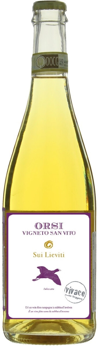 Игристое вино Orsi Vigneto San Vito, "Sui Lieviti" Vivace, Colli Bolognesi Pignoletto DOCG