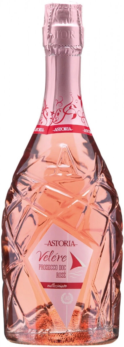 Игристое вино Astoria, "Velere" Prosecco DOC Rose Millesimato Extra Dry