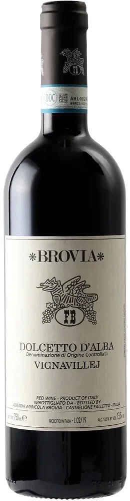 Вино Brovia, Dolcetto d'Alba "Vignavillej" DOC