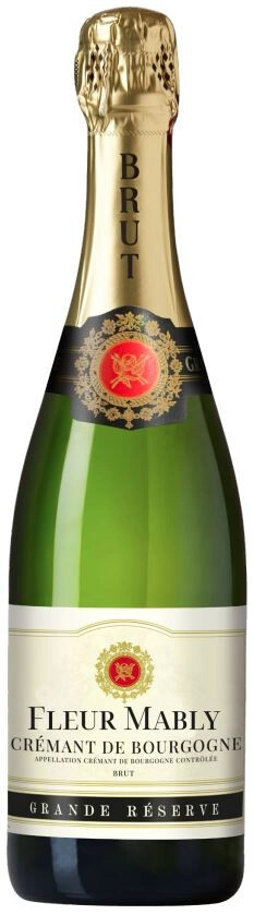 Игристое вино "Fleur Mably" Cremant de Bourgogne Grande Reserve Brut AOC