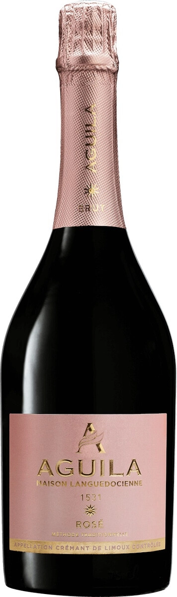 Игристое вино "Aguila" Rose Brut, Cremant de Limoux AOC