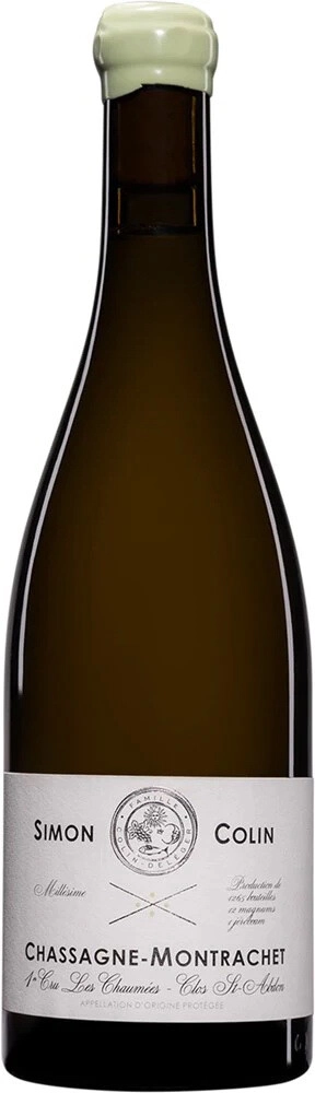 Вино Simon Colin, Chassagne-Montrachet 1-er Cru "Les Chaumees Clos St-Abdon" AOP