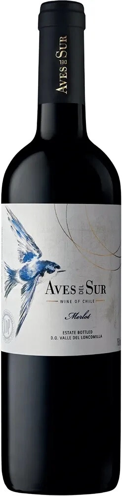Вино Vina Carta Vieja, "Aves del Sur" Merlot, Valle del Loncomilla DO