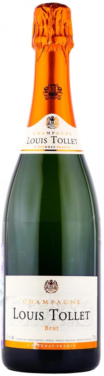 Шампанское "Louis Tollet" Brut, Champagne AOC