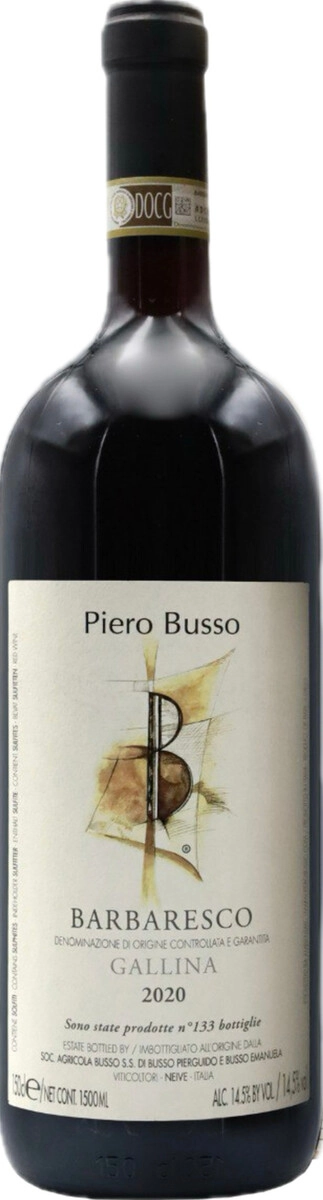 Вино Piero Busso, Barbaresco "Gallina" DOCG