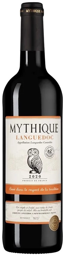 Вино Val d'Orbieu-Uccoar, "Mythique" Languedoc AOC Rouge