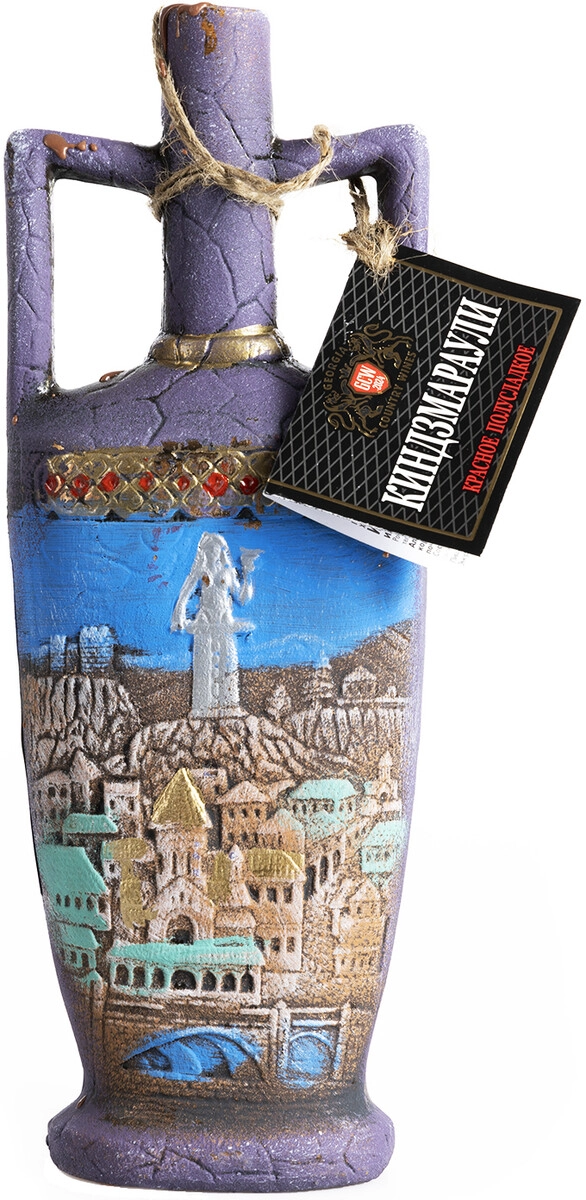 Вино Imedi-96, "Georgia Country Wines" Kindzmarauli, ceramic jug