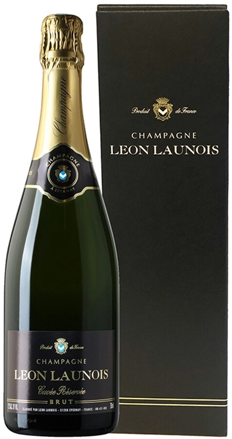 Шампанское Leon Launois, "Cuvee Reservee" Brut, Champagne AOC